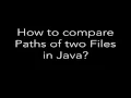 Java 8 Compare File Path