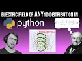 Electric Field Computation in Python No Required