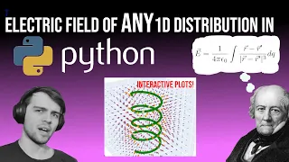 Electric Field Computation in Python No Required
