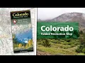 Colorado Folded Recreation Map
