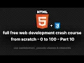 CSS Pseudo-Classes Pseudo-Elements - Complete Guide Crash Course Part 10