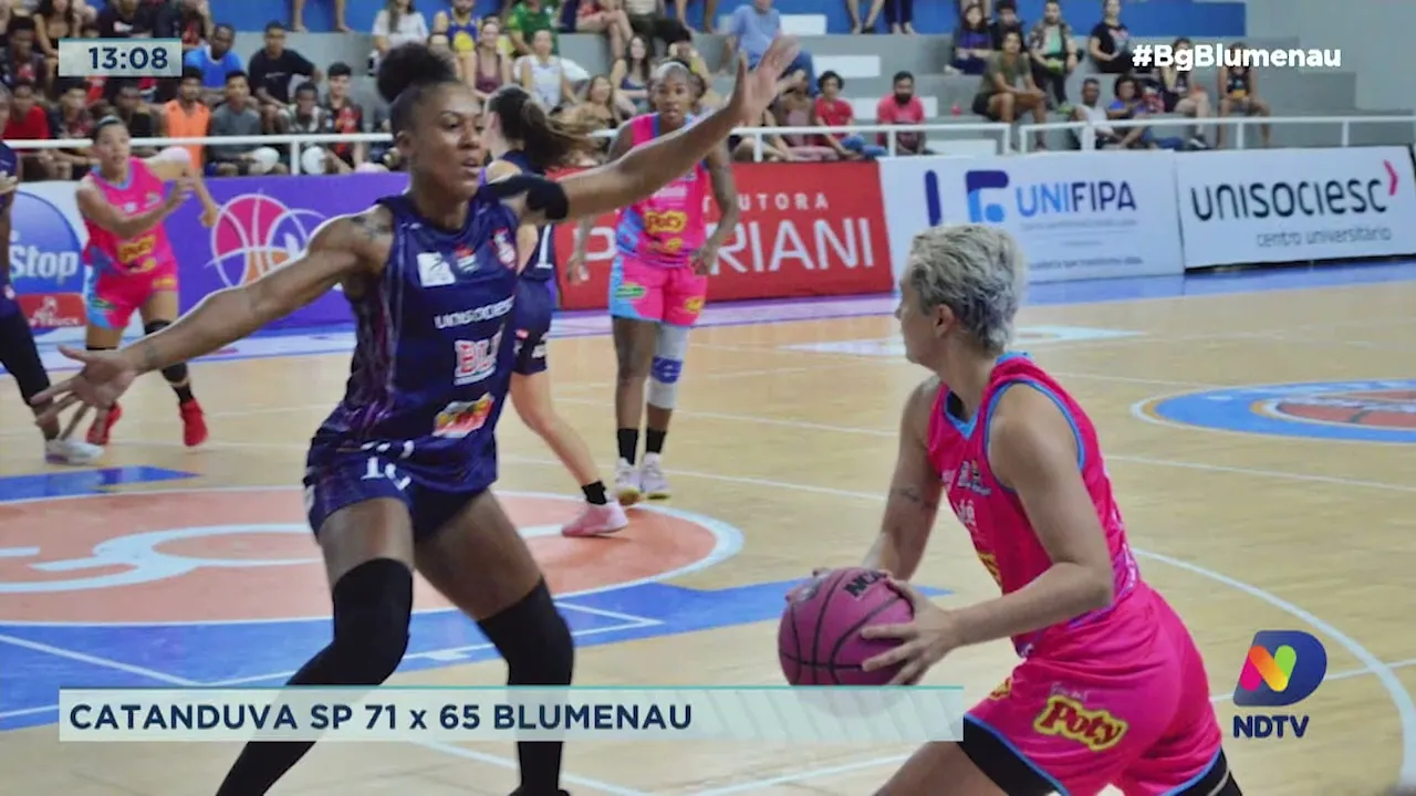Basquete feminino de Blumenau é derrotado na liga nacional