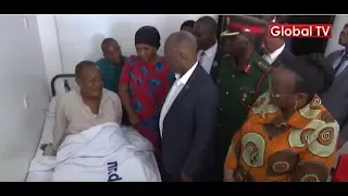 mzee majuto awavunja mbavu watu alipotembelewa na magufuli hospitali