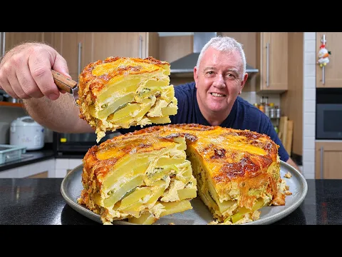 Leek, Potato & Cheddar Frittata