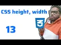 13 css height width max-width explained control element sizing