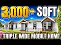 SICKEST triple wide mobile home on the market RIGHT NOW Prefab House Tour