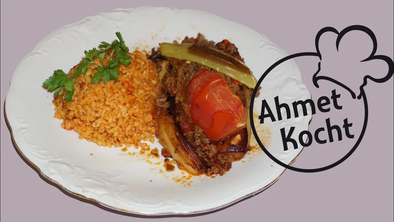 
          
          
          
            
            Karniyarik | Gefüllte Aubergine | AhmetKocht | türkisch kochen | Ramadan Bayram Special
          
        . 