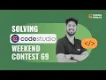 Coding Ninjas Studio Weekend Contest 69 Solution Coding Ninjas