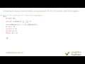 Completing the square function notation solving equations iGCSE A Level Math High School math