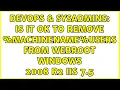 DevOps SysAdmins Is it ok to remove machinename users from webroot windows 2008 R2 IIS 7 5