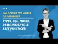 JT-15 Understanding Databases - Types SQL and DBMS Explained