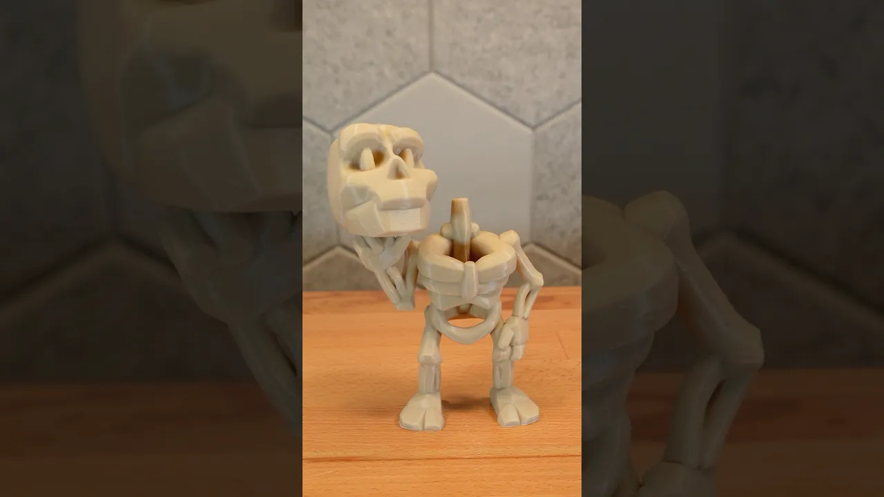 Mini Skeleton - Sculptember Model #8
