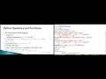 Intermediate Python A3 2022 Week 1 Lecture 1