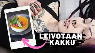 Helppo vegaaninen omenapiirakka & vaniljakastike. 