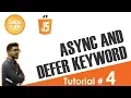 Async and Defer keyword in Javascript in