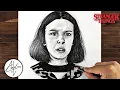 Download Lagu How to Draw Eleven | Stranger Things Drawing Tutorial Easy