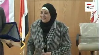 كلمة وتكريم ماما نجوى ا نبوية مصطفى المحاربات 2 نساء من ذهب 12 شبكة علم مصر 