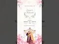 Wedding invitation tample #bollywood #song #love #viralreels #lovesong #diwalirangol #automobile
