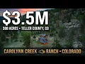 388-Acre Colorado Ranch For Sale 3 5M Mountain Hunting Land with Luxury Log Home