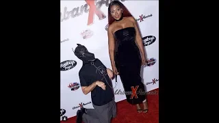 nyomi banxxx hits the red carpet at the 2018 urban x awards with her pet 