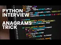 Python Coding Interview Are These Words Anagrams SaikatPanja89