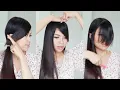 The Best Hair Hack How to Cut Side Swept Bangs at Home