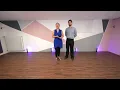 How to do a step in ballroom dancing - Demonstration based on the Tango American Smooth