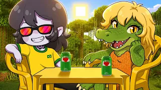 ADICIONEI O BRASIL NO MINECRAFT KKKKKKK