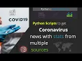 P4 Coronavirus latest news with statistics using python Web scraping with Python