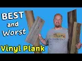 What are the BEST Brands of Vinyl Plank and How to Test their QUALITY