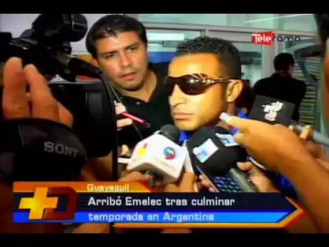 Arribó Emelec tras culminar temporada en Argentina