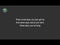 Dierks Bentley - Living (Lyrics)
