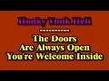 Whitey Morgan - Honky Tonk Hell (Sing-a-long Vocal Karaoke Lyric Video)