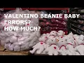 Ty Beanie Baby VALENTINO the BEAR market value review errors price information - BBToyStore com