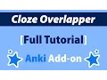 Anki Cloze Overlapper Full Tutorial