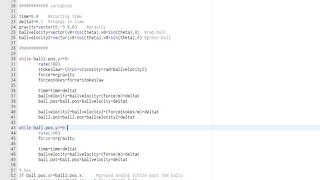 Physics Group 5 Air Resistance Python Code