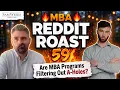 MBA Reddit Roast 59 Are Business Schools Filtering Out A-Holes