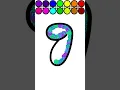 coloring number 7 is fun and exciting