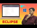 How to Download and Install Eclipse IDE on Windows Operating System Tutorial Abhinav Vengala