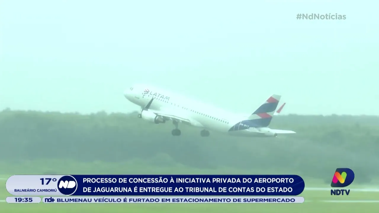 Processo de concessão à iniciativa privada do Aeroporto de Jaguaruna é entregue ao TCE