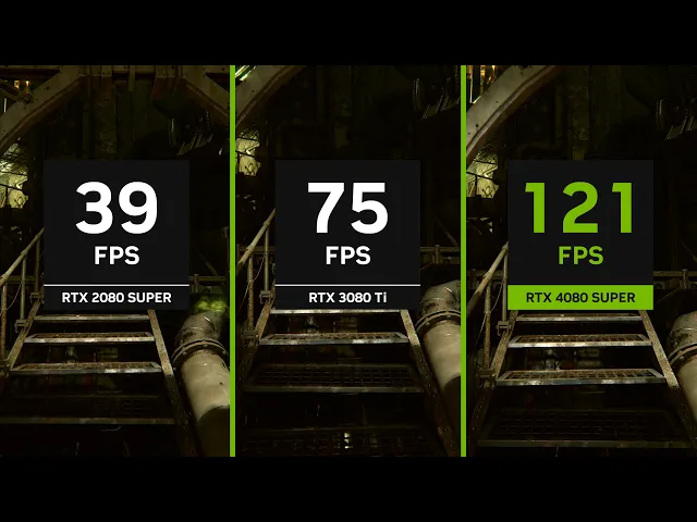 GeForce RTX 4080 SUPER vs RTX 3080 Ti &amp; RTX 2080 SUPER | Warhammer 40,000: Darktide