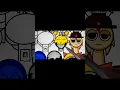 Incredibox Sprunki Coloring Page Coloring All Characters Horror Sprunki Phase 2