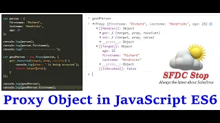JavaScript Proxy and Reflect Proxy Object in JavaScript ES6 JavaScript Tutorial