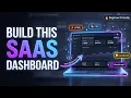 Responsive SaaS Analytics Dashboard UI HTML CSS JavaScript Bootstrap Tutorial