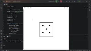 Draw a Dice Using Python Turtle Beginner Creative Coding