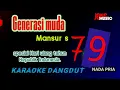 Download Lagu GENERASI MUDA || MANSUR S || KARAOKE DANGDUT || NADA PRIA @Jonsmusic