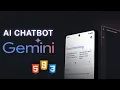 Build Gemini AI Chatbot in HTML CSS JavaScript Chatbot Like ChatGPT and Gemini Part 3