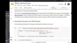 Tensorflow text classification