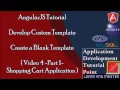 AngularJS Tutorial Shopping Cart 4 Create Custom Template