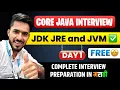 JDK JRE JVM Day 1 Core Java Interview